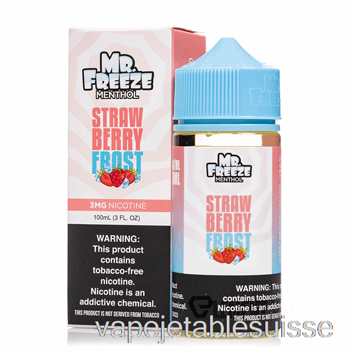 Vape Suisse Fraise Gelée - Mr Freeze - 100ml 0mg